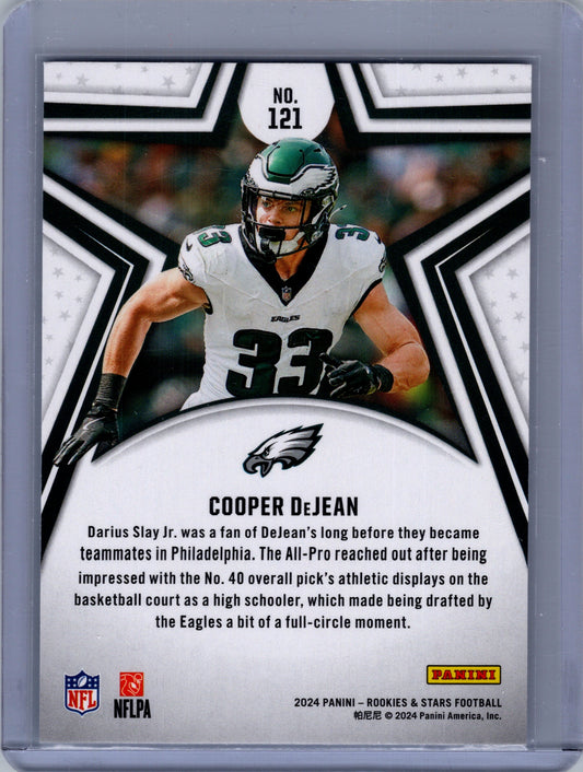 2024 Panini Rookies and Stars Cooper DeJean #121 Rookie Card RC NFL Football