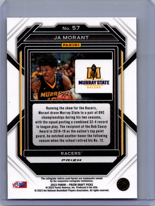 2023 PANINI PRIZM DRAFT RED ICE #57 Ja Morant