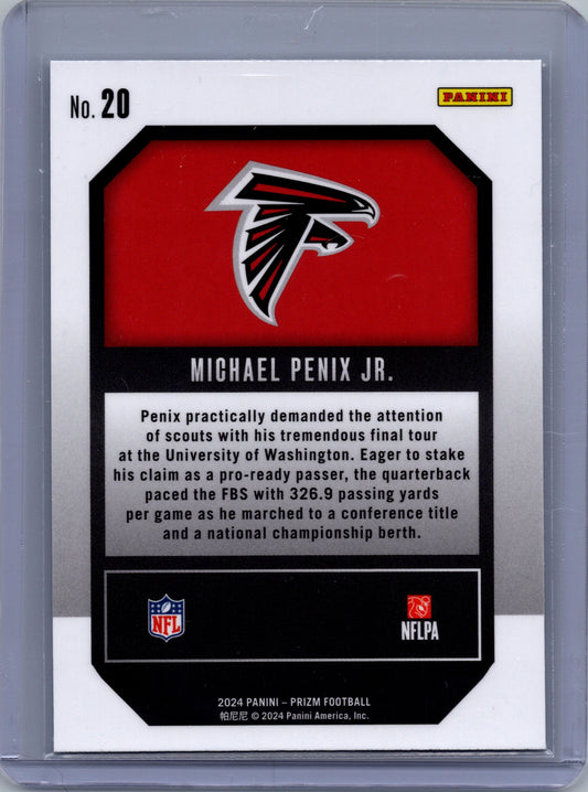 2024 Panini Prizm Football Emergent Michael Penix Jr. #20 (RC)