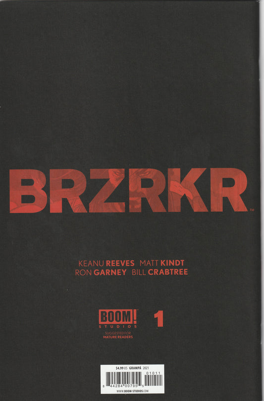 BRZRKR #1 (1st printing, regular cover - Rafael Grampa) NM 9.2 or Better !!