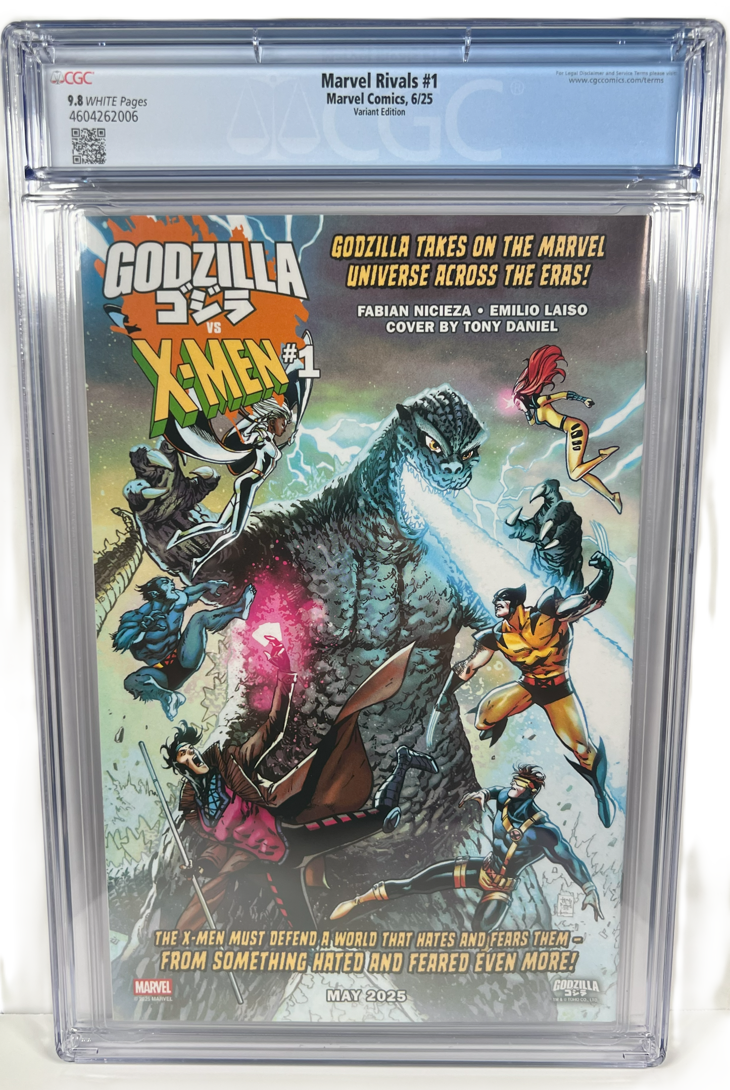 Marvel Rivals #1 (2025) Marvel Comics CGC 9.8 Variant Cover Jeff the Land Shark