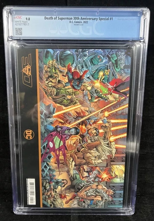 DEATH OF SUPERMAN 30TH ANNIVERSARY SPECIAL #1 - 9.8 CGC! JURGENS POLYBAGGED CVR!