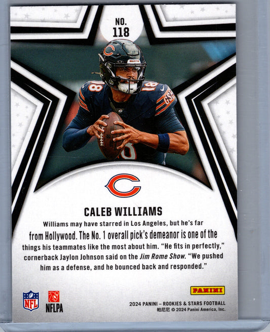 2024 Panini Rookies & Stars - Rookies Caleb Williams #118 (RC)