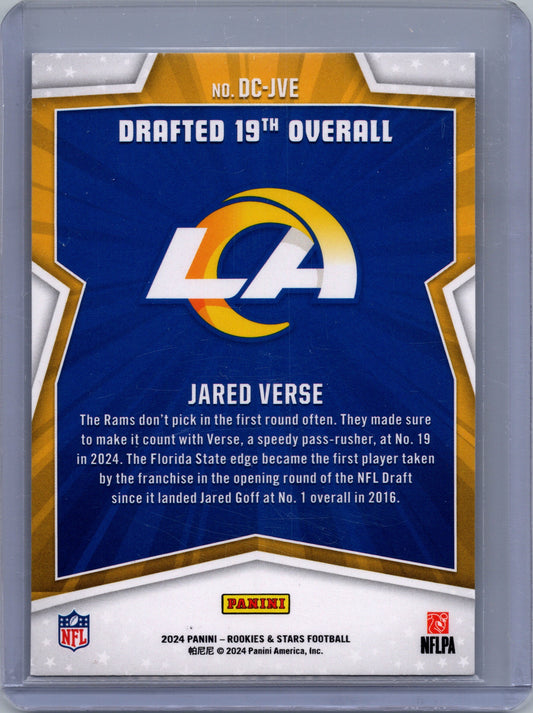 2024 Rookies and Stars Draft Class #20 Jared Verse - FB