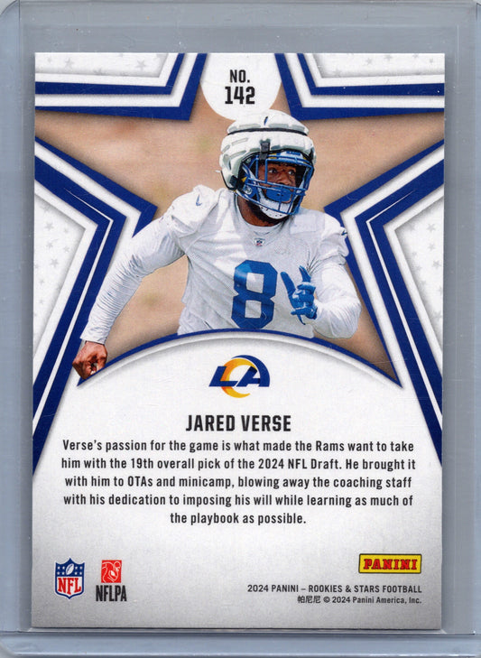 2024 Panini Rookies & Stars - Rookies Jared Verse #142 (RC)