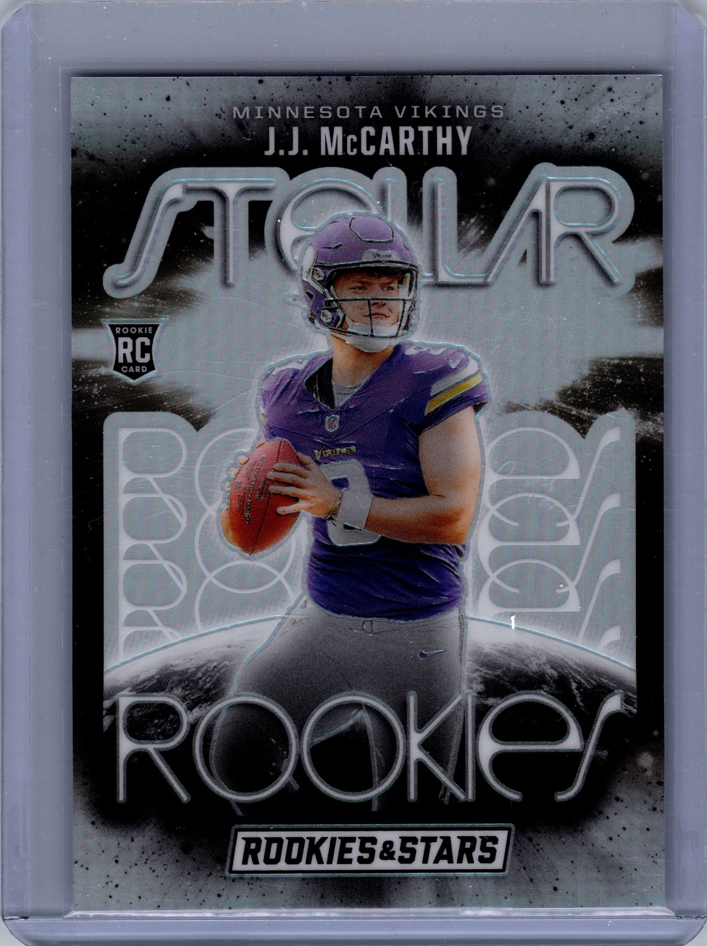 2024 Panini Rookies & Stars - Stellar Rookies J.J. McCarthy #SR-JMY Silver (RC)
