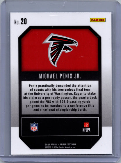 2024 Panini Prizm Football Emergent Michael Penix Jr. #20 (RC)