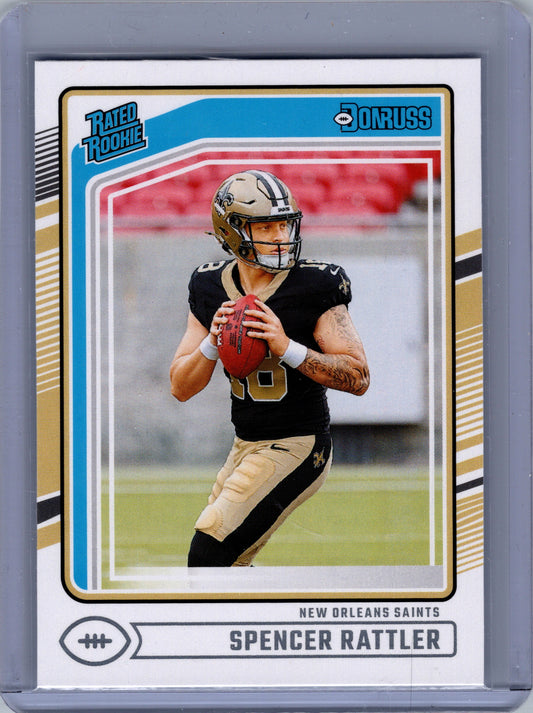 2024 Donruss Football Rated Rookie #359 Spencer Rattler