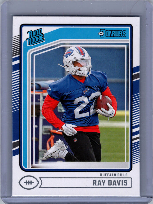 2024 Panini Donruss - Rated Rookie Ray Davis #316 (RC)