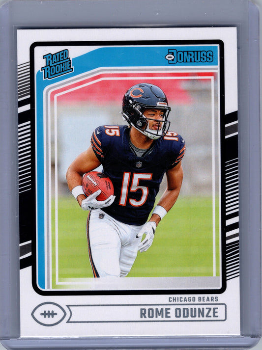 2024 Rome Odunze Panini Donruss - Rated Rookie #309 (RC)