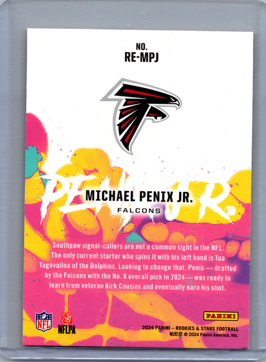2024 Panini Rookies & Stars #RE-MPJ Michael Penix Jr. Rookie Exclusive Longevity