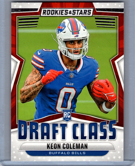 2024 Panini Rookies &amp; Stars #DC-KCN Keon Coleman Draft Class , NM or Better !!