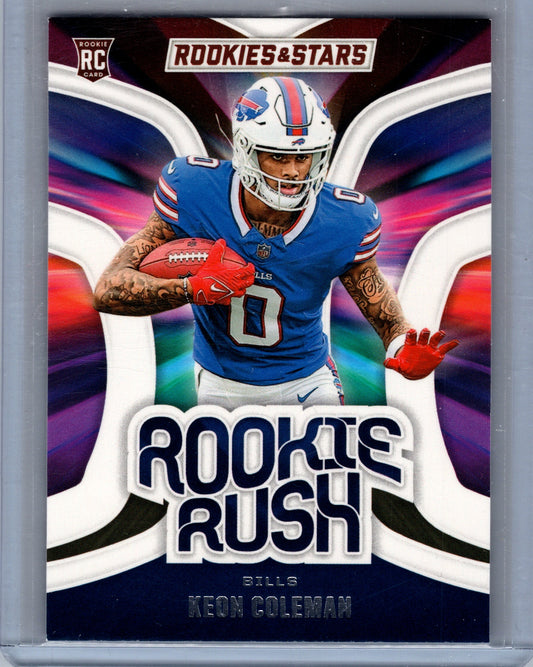 2024 Panini Rookies & Stars #RR-KCN Keon Coleman Rookie Rush RC