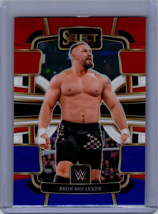 2024 Panini Select WWE Bron Breakker Red and Blue #98