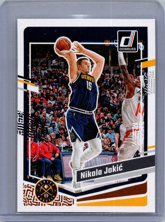 2023-24 Panini Donruss Basketball #58 NIKOLA JOKIC DENVER NUGGETS