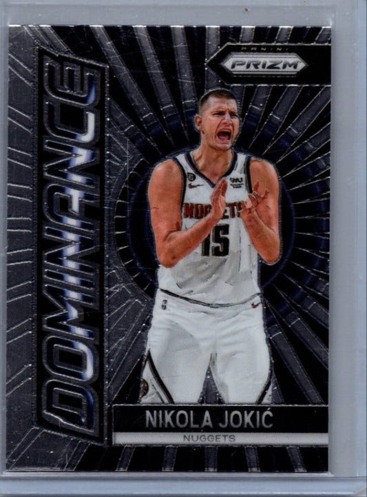 2023-24 Panini Prizm #10 Nikola Jokic Dominance Denver Nuggets
