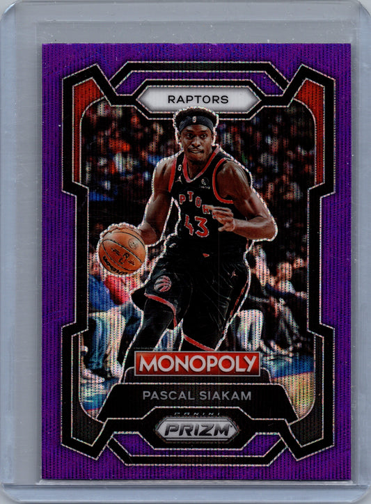 2023-24 Panini Prizm Monopoly #82 Pascal Siakam Purple Toronto Raptors