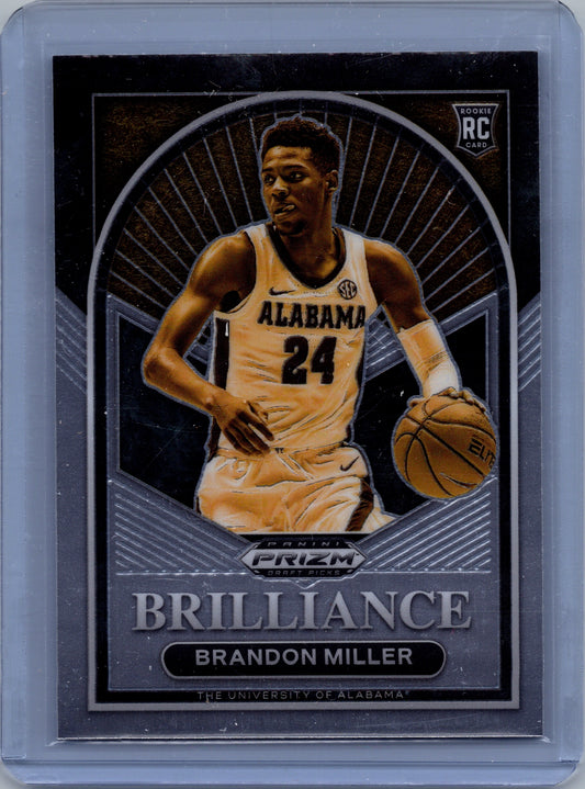 2023 Panini Prizm Draft Picks - Brilliance Brandon Miller #9 (RC)