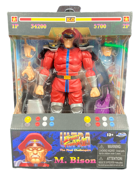 Jada Toys 6" 2024 Action Figure: Street Fighter "M. Bison" w/ Accessories HOT !!