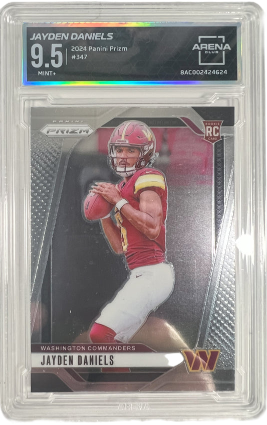 2024 Panini Prizm - Rookies Jayden Daniels #347 (RC) Mint ARENA CLUB 9.5 !!
