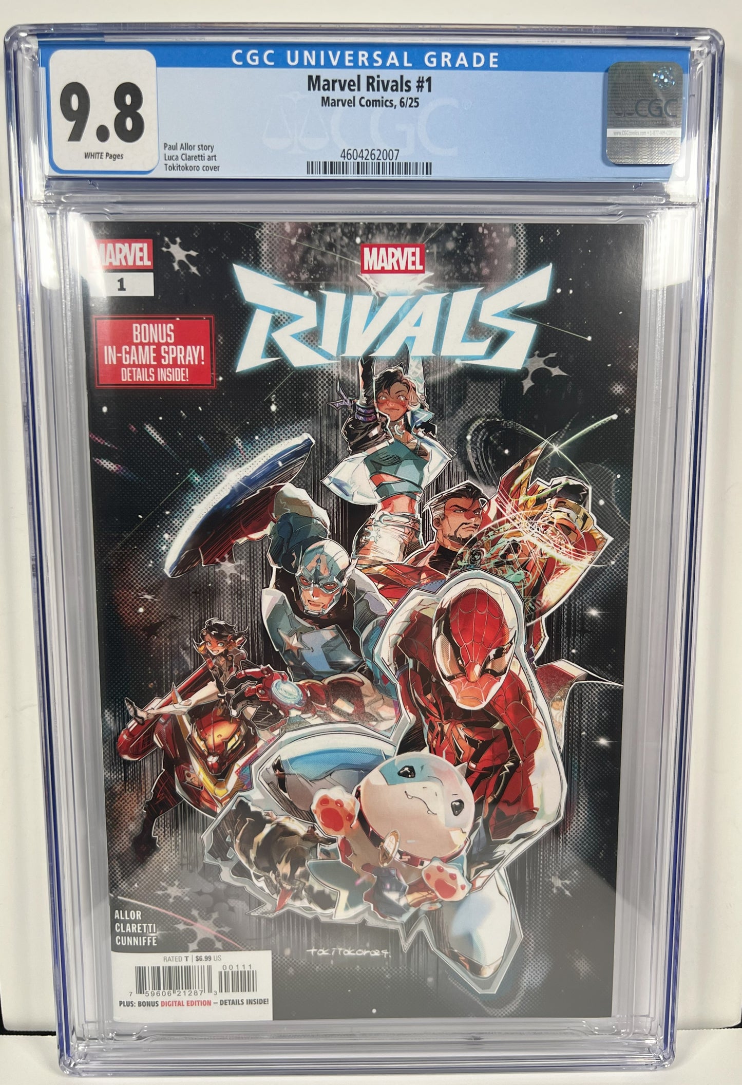 Marvel Rivals #1 (2025) Marvel Comics CGC 9.8 Regular Cover 1st Print Jeff Shark