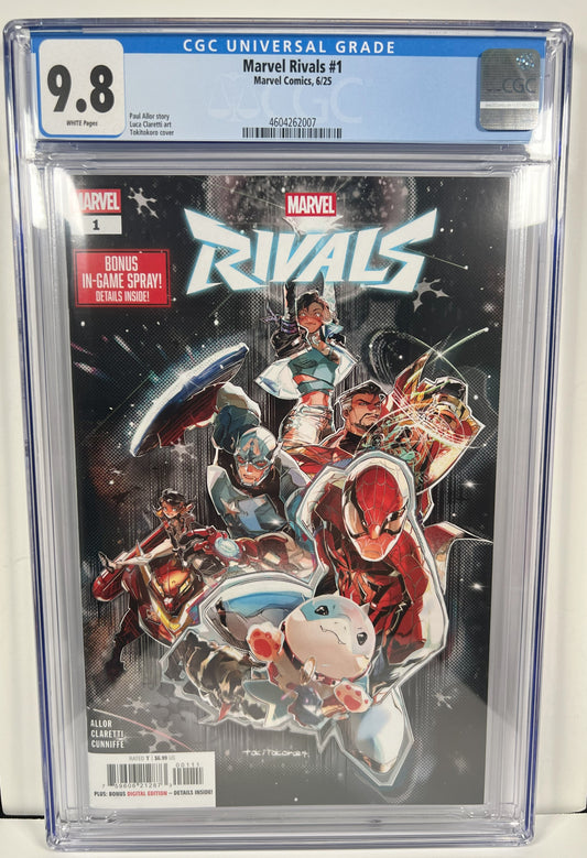 Marvel Rivals #1 (2025) Marvel Comics CGC 9.8 Regular Cover 1st Print Jeff Shark