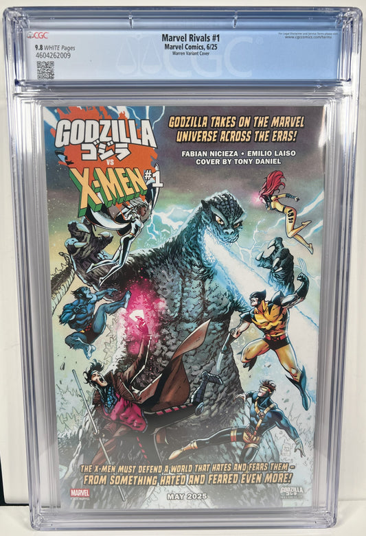 Marvel Rivals #1 (2025) Marvel Comics CGC 9.8 Warren Variant Cover Galactus !!