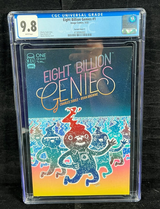 Eight Billion Genies #1 CGC 9.8 1st Print 2022 Image Comics Cover C