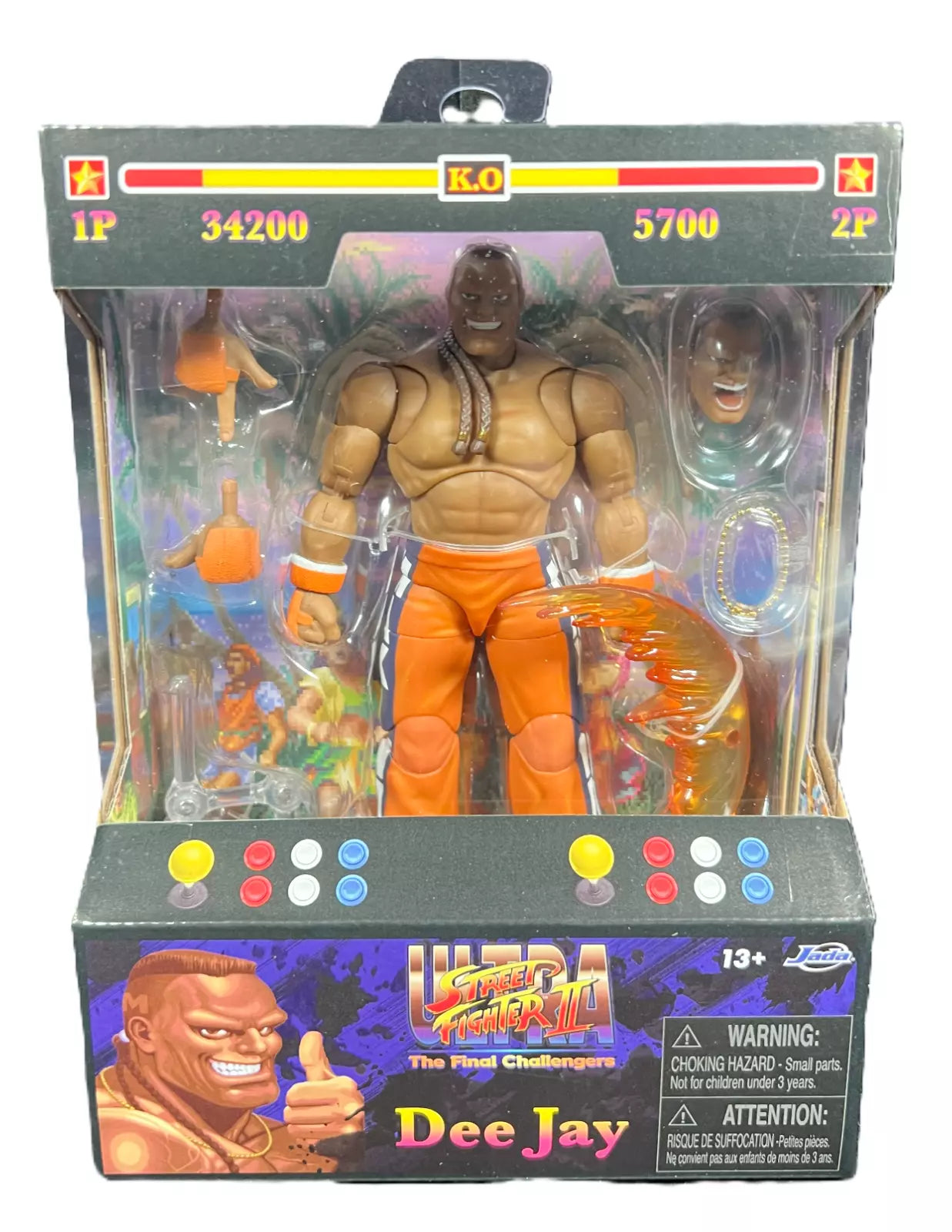 Jada Toys 2024 Action Figure: Street Fighter "Dee Jay" 6" Scale