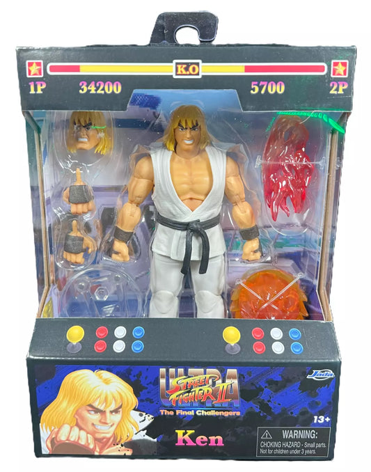 Ultra Street Fighter II Ken Player 2 6-Inch AF EE EXCLUSIVE by JADA IN STOCK !!